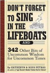 Don't Forget to Sing in the Lifeboats - Kathryn Petras