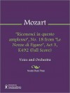"Riconosci in questo amplesso", No. 18 from "Le Nozze di Figaro", Act 3, K492 (Full Score) - Wolfgang Amadeus Mozart