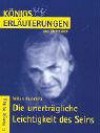 Milan Kundera, Die Unerträgliche Leichtigkeit Des Seins - Stefan Munaretto, Milan Kundera