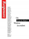 Responses: On Paul de Man's Wartime Journalism - Werner Hamacher, Neil Hertz, Thomas Keenan