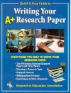 Rea's Quick and Easy Guide to Writing Your Research Paper - Research & Education Association, Research and Education Association