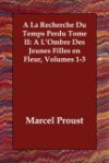 a la Recherche Du Temps Perdu Tome II: A L'Ombre Des Jeunes Filles En Fleur, Volumes 1-3 - Marcel Proust