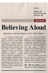 Believing Aloud: Reflections On Being Religious In The Public Square - Mark Douglas, Walter Brueggemann