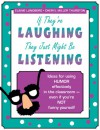 If They're Laughing, They Just Might be Listening: Ideas for Using Humor Effectively in the Classroom - Even if You're Not Funny Yourself - Cheryl Miller Thurston, Elaine M. Lundberg, Patricia Howard