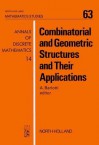 Combinatorial And Geometric Structures And Their Applications - A. Barlotti