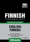 Finnish vocabulary for English speakers - English-Finnish - 7000 words - Andrey Taranov