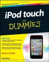 iPod touch For Dummies - Tony Bove