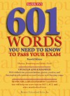 601 Words You Need to Know to Pass Your Exam (Barron's 601 Words You Need to Know to Pass Your Exam) - Murray Bromberg, Julius Liebb