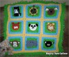 A Day at the Zoo baby afghan or blanket crochet pattern - Sharon Santorum