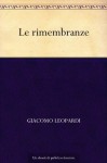 Le rimembranze - Giacomo Leopardi