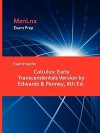 Exam Prep for Calculus: Early Transcendentals Version by Edwards & Penney, 6th Ed - &. Penney Edwards &. Penney, MznLnx