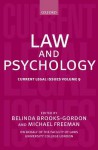 Law and Psychology: Current Legal Issues Volume 9 - Belinda Brooks-Gordon, Michael D.A. Freeman