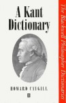 A Kant Dictionary - Howard Caygill