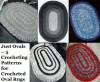 Just Ovals - 5 Crocheting Patterns for Crocheted Oval Rugs - . Unknown