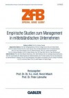 Empirische Studien Zum Management in Mittelstandischen Unternehmen - Horst Albach, Peter Letmathe