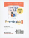 Writing for Life Student Access Code: Paragraphs and Essays - D.J. Henry