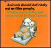 Animals Should Definitely Not Act Like People - Judi Barrett