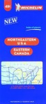 Michelin Northeastern Usa/Eastern Canada No. 491 (Michelin Maps & Atlases) - Michelin Travel Publications