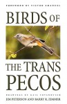 Birds of the Trans-Pecos - Jim Peterson, Barry R. Zimmer