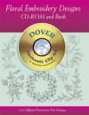 Floral Embroidery Designs CD-ROM and Book - Dover Publications Inc.