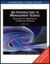 An Introduction to Management Science: Quantitative Approaches to Decision Making - David Ray Anderson