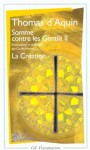 Somme contre les gentils, livre 2 : La Création - Thomas Aquinas