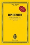 Kammermusik No. 3, Op. 36, No. 2: Obbligato Cello and 10 Solo Instruments Study Score - Paul Hindemith