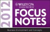 Wiley CPA Exam Review Focus Notes 2012, Business Environment and Concepts - Wiley