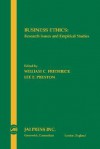 Business ethics: research issues and empirical studies - William C. Frederick, Lee E. Preston