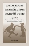 Annual Report of the Secretary of State to the Governor of Ohio, Appendix B: Return of the Number of Deaf and Dumb, Blind, Insane and Idiotic Persons, May, 1856 - Ohio