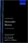 Rhetor - Menander, N.G. Wilson, D.A. Russell