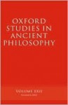 Oxford Studies in Ancient Philosophy: Volume XXII: Summer 2002 - David Sedley