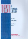 Test of Economic Literacy: Examiner's Manual - William B. Walstad, Ken Rebeck