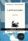 Cantaclaro - Rómulo Gallegos