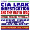 2006 CIA Leak Investigation and the War in Iraq, WMD Evidence, Duelfer Report, Special Counsel Fitzgerald, Scooter Libby Indictment, Karl Rove, Valerie Plame, Ambassador Wilson - U.S. Government