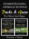 Ducks And Geese - Homesteading Animals 2 Book Bundle: For Meat Eggs & Feathers! Includes Duck & Game Recipes For The Slow Cooker (Homesteading Animals Bundles) - Norman J Stone