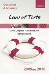 Law of Torts 2009-2010 (Blackstone's Law Q & A) - David Oughton, John Marston, Barbara Harvey