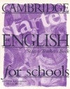 Cambridge English for Schools Starter Teacher's Book - Diana Hicks