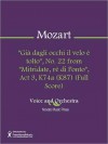 "Gia dagli occhi il velo e tolto", No. 22 from "Mitridate, re di Ponto", Act 3, K74a (K87) (Full Score) - Wolfgang Amadeus Mozart