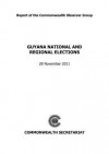 Guyana National and Regional Elections, 28 November 2011 - Commonwealth Observer Group