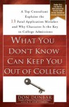 What You Don't Know Can Keep You Out of College: A Top Consultant Explains the 13 Fatal Application Mistakes and Why Character Is the Key to College Admissions - Don Dunbar, G.F. Lichtenberg