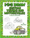 1-2-3 Draw Cartoon Trucks and Motorcycles - Steve Barr