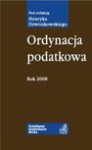 Ordynacja podatkowa rok 2008 Komentarz - Henryk Dzwonkowski