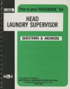 Head Laundry Supervisor - Jack Rudman, National Learning Corporation