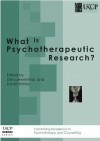 What Is Psychotherapeutic Research? - Del Loewenthal, David Winter