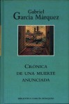 Crónica de una muerte anunciada (Hardback) - Gabriel García Márquez