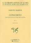 Cello Concerto, Op. 22: Study Score - Barber Samuel, Samuel Barber