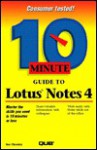 10 Minute Guide to Lotus Notes 4 - Susan Plumley