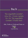 Cantata No. 24 -- Ein Ungefarbt Gemute: Satb with Satb Soli (German, English Language Edition) - Johann Sebastian Bach