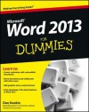 Word 2013 for Dummies - Dan Gookin